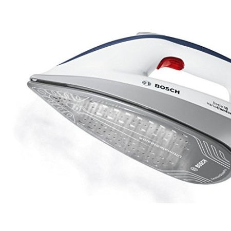 Bosch TDS8060 Serie 8 Ferro da stiro, 2.400 W, 7,2 bar, con 520 g di super vapore, funzione iTemp e ECO, Blu/Bianco