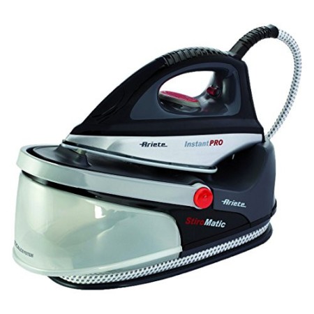 Ariete 5578 Stiromatic Instant Pro - Ferro generatore ricaricabile di Vapore ad autonomia illimitata, piastra in ceramica, serba