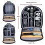 Duragadget - Zaino impermeabile nero con interno e parapioggia, compatibile con Liberty Imports Doctor Nurse Blue Medical Kit Pl