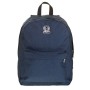 Zaino Invicta Benin S Eco-Material, Blu, 25 Lt, Tasca porta Laptop fino 13'', Scuola & Tempo Libero