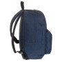 Zaino Invicta Benin S Eco-Material, Blu, 25 Lt, Tasca porta Laptop fino 13'', Scuola & Tempo Libero