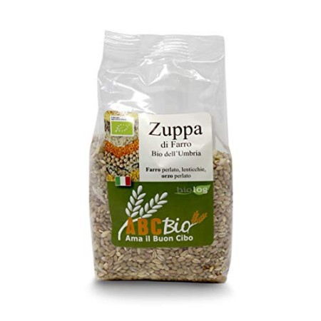 Carioni Food & Health Zuppa di Farro con orzo e lenticchie, Biologica, 400g (Confezione da 6 Pezzi)