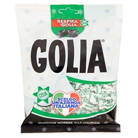 Golia Farfallina Caramelle Gommose Morbide al Gusto di Liquirizia, Busta da 180 g