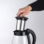 Ariete 2867 Tea Maker - Macchina automatica in vetro per tè, infusi e tisane, 1,2 litri, filtro in acciaio inox, display digit