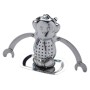 Kitchen Craft Le'Xpress - Diffusore per tè, a Forma di Scimmia, in Acciaio Inox