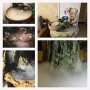HUKOER 10 Fogger Nebulizzatore ad Ultrasuoni Umidificatore per Rettili