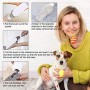IZSUZEE Spazzola per Cani,Spazzola per Gatti con Base Autopulente,Spazzola Levapelucchi Riutilizzabile per Rimuovere Lanugine,Vi