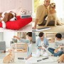 IZSUZEE Spazzola per Cani,Spazzola per Gatti con Base Autopulente,Spazzola Levapelucchi Riutilizzabile per Rimuovere Lanugine,Vi