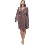 Merry Style Accappatoio Donna MSLL1004 (Marrone/Marrone, M)