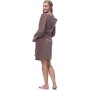 Merry Style Accappatoio Donna MSLL1004 (Marrone/Marrone, M)