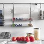 Metaltex serie City Line - Mensola porta rotoli da cucina a 3 piani - (350718)