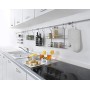 Metaltex serie City Line - Mensola porta rotoli da cucina a 3 piani - (350718)