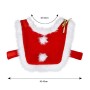 Vestiti per Gatti Natale Cape Costume per Gatto Natale Regolabile Abbigliamento Rosso avec Clochette per Animali Domestici Cani 