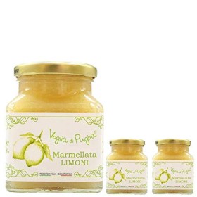 Marmellata di Limoni Voglia Di Puglia 3 Confezioni da 340 grammi 100% Made In Italy