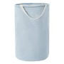 AmazonBasics - Contenitore portaoggetti in tessuto, alto, rotondo, blu antico