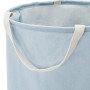 AmazonBasics - Contenitore portaoggetti in tessuto, alto, rotondo, blu antico