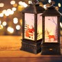OSALADI - 2 lanterne di Natale, renna, decorazione vintage