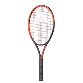 HEAD Radical - Racchetta da tennis per bambini, colore: grigio/arancione, 66 cm, in grafite/composito