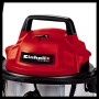 Einhell TC-VC 1812 S Aspiratutto Solidi/Liquidi, 1250 W, 80 Decibel, Rosso, Nero, Bianco