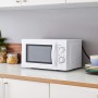 AmazonBasics - Forno a microonde “Solo”, 20 l, 700 W, bianco