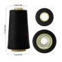 Filo da cucito in poliestere utilizzato per quilting Serger Overlock, fili di collegamento multiuso per macchine da cucire e rip