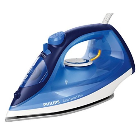 Philips EasySpeed Plus GC2145/20 - Ferro da stiro a vapore (2100 W, 110 g, suola in ceramica, blu)