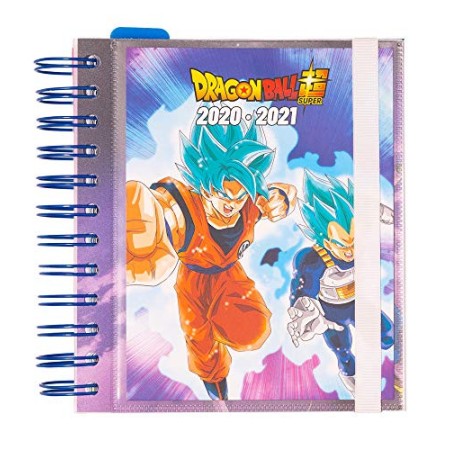 Grupo Erik ADPM2013 - Diario Scuola Giornaliero 2020/2021, 11 mesi, 14x16 cm - Dragon Ball Super