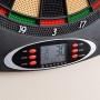 Toyrific - Bersaglio elettronico per Freccette con Punta in plastica per Bambini con Display LED e punteggio Digitale