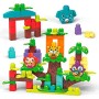 MEGA Bloks Giungla Musicale, con Musica, Suoni e 60 Pezzi da Costruzione, Giocattolo per Bambini 1+ Anni, GGG11