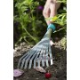 Gardena Attrezzi da Giardino Manuali Trapiantatore Rastrellino e Scopina