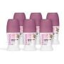 Marchio Amazon - Solimo Deodorante roll-on anti-traspirante, cura delicata, profumo di rosa, Confezione da 6 (6x50 ml)