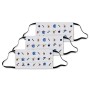 Inter Mascherina Facciale -Junior, Unisex Bambini, Blu, 14 CM