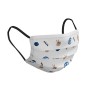 Inter Mascherina Facciale -Junior, Unisex Bambini, Blu, 14 CM