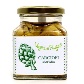 Voglia Di Puglia Cuore Di Carciofi Italiani Sottolio In Olio Extravergine D'oliva 290 grammi