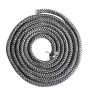 Kamino-Flam 333213 Corda Ignifuga per Stufa Camino o Forno, Nero, 1,4x1,4x200 cm