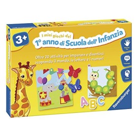 Ravensburger 24075 I Miei Giochi del Primo Anno di Scuola dell'Infanzia, Gioco Educativo, 20 attività Educative per Bambini, et