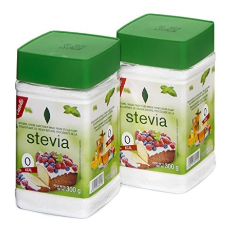 Castelló Since 1907 Dolcificante Stevia + Eritritolo 1:3 - Confezione 2 x 300 g - Total: 600 g