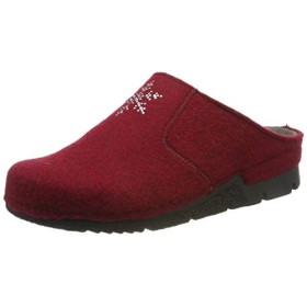 Berkemann Doriane, Pantofole Donna, Rosso Scuro 258, 37.5 EU