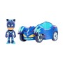 Giochi Preziosi Super Pigiamini PJ Masks Veicolo Gattomobile con Personaggio Gattoboy, PJM03200 & Veicolo Gecomobile con Persona