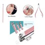Manicure Professionale, Set Manicure, Pedicure Manicure Set, Tagliaunghie Set, Kit Cura Unghie Donna Manicure e Pedicure Attrezz