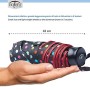 Bolero OMBRELLI - Ombrello Mini da Pioggia Pieghevole Antivento di alta qualità - Apertura manuale - Tessuto Pongee 190T - Port
