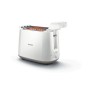 Philips Daily Collection HD2583/00 Tostapane con Pinza per Sandwich, 600 W, 8 Livelli di Tostatura, Bianco