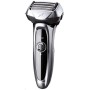 Panasonic ES-LV65-S803 Rasoio Elettrico da Barba Wet&Dry, Senza Fili, Ricaricabile, Testina Flex, 5 Lame a 30°, Argento/Nero