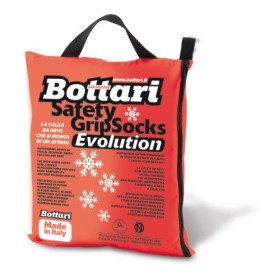 Bottari 68056: Calze da neve per auto, Taglia M, Prodotto compatibile con tutti gli pneumatici estivi, 4 stagioni o invernali