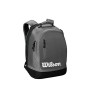 Wilson Team Backpack, Zaino da Tennis Unisex-Adulto, Grigio, 2 Racchette