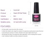CLAVUZ - Set di 6 smalti gel per unghie, colori solidi, da 8 ml, lucidi