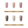 CLAVUZ - Set di 6 smalti gel per unghie, colori solidi, da 8 ml, lucidi