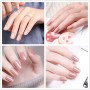 CLAVUZ - Set di 6 smalti gel per unghie, colori solidi, da 8 ml, lucidi