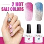 Vishine - Smalto gel semi permanente, camaleonte, cambia colore, per lampade UV o LED, 6 colori, kit di manicure semi permanente