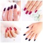 Lagunamoon Smalto in Gel UV LED, 6pcs Smalto Semipermanente per Unghie Set per Manicure - Berry naughty